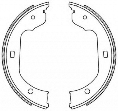 OPEN PARTS bsa221300 -  Комплект тормозных колодок